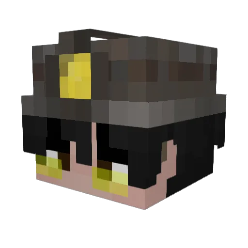 OttO4402 Minecraft avatar head, 3D render