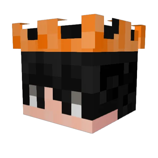 Otte_S Minecraft avatar head, 3D render