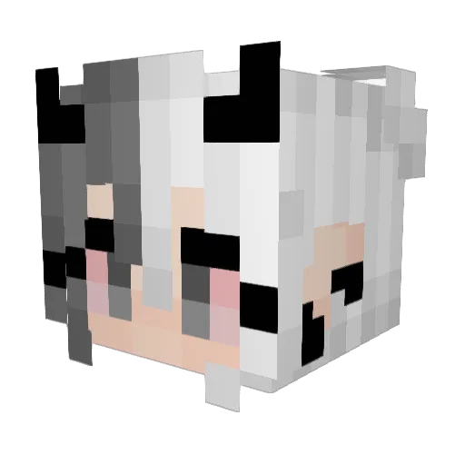 OtterFPS Minecraft avatar head, 3D render