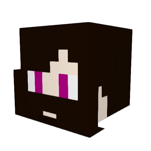 Otter_Gunner Minecraft avatar head, 3D render