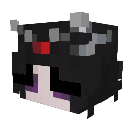 Otter_tots Minecraft avatar head, 3D render