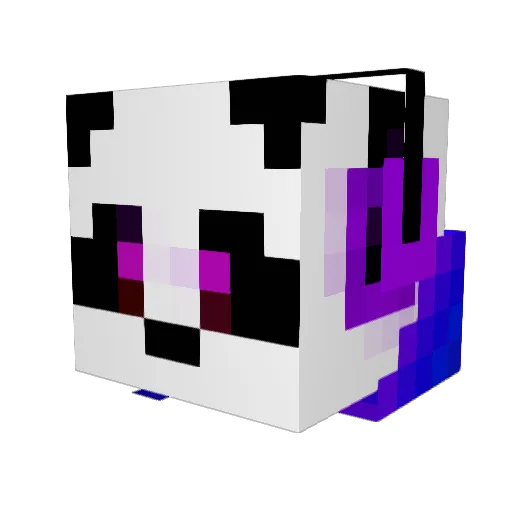 Otterton96 Minecraft avatar head, 3D render