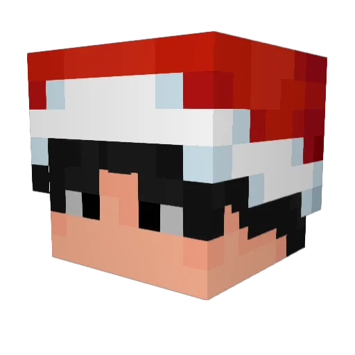 Otti_likesyou Minecraft avatar head, 3D render
