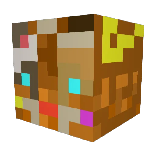 Otto16kotek Minecraft avatar head, 3D render