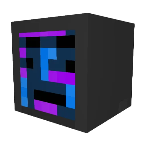 OttoBlox Minecraft avatar head, 3D render