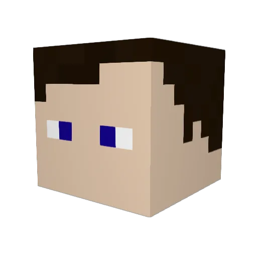 Otto_1941 Minecraft avatar head, 3D render