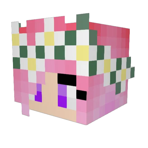 Otto_Lyden Minecraft avatar head, 3D render