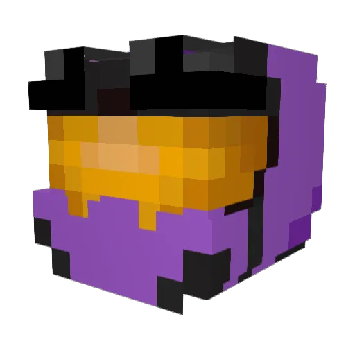 Ottoez Minecraft avatar head, 3D render