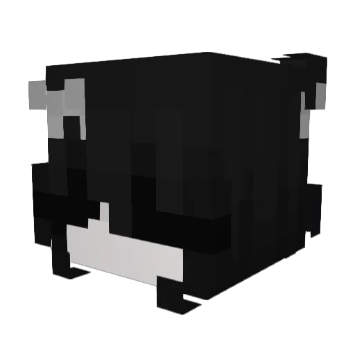 Ottolima Minecraft avatar head, 3D render