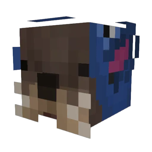 Ottxrs Minecraft avatar head, 3D render