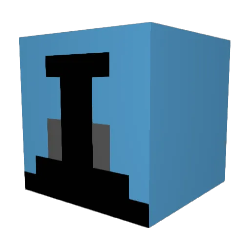 Ouali1 Minecraft avatar head, 3D render
