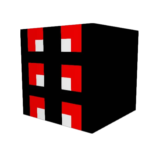 Ouksen Minecraft avatar head, 3D render