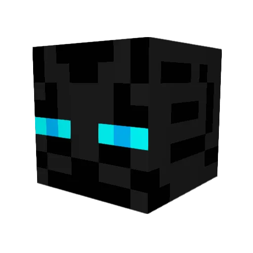 Ouldex Minecraft avatar head, 3D render