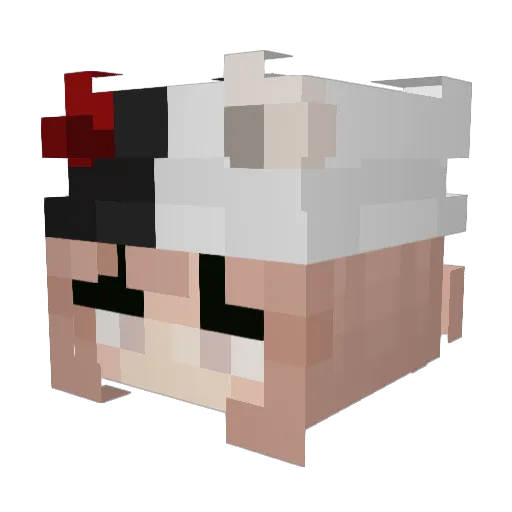 Oumam1 Minecraft avatar head, 3D render