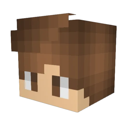 Oumpaloumpa33 Minecraft avatar head, 3D render