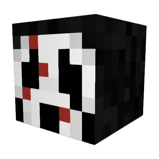Ounce_0 Minecraft avatar head, 3D render