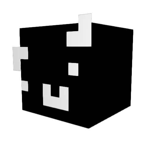 Ouqeb Minecraft avatar head, 3D render