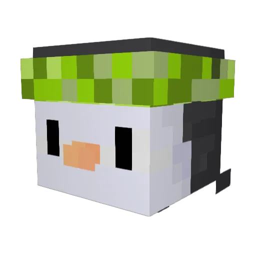 OussamaBom Minecraft avatar head, 3D render