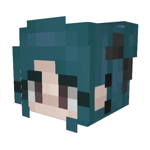 OussamaSa Minecraft avatar head, 3D render