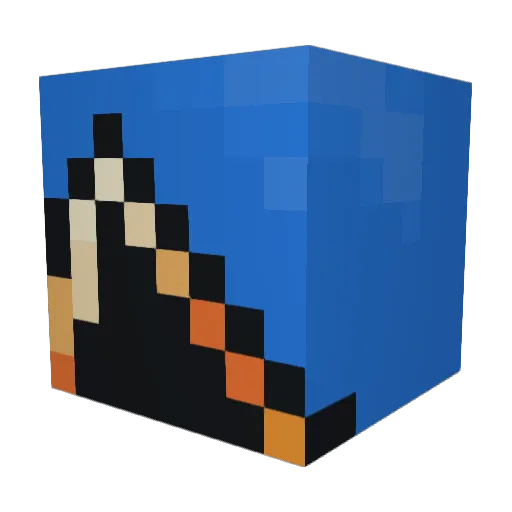 OutOfTheVoid01 Minecraft avatar head, 3D render