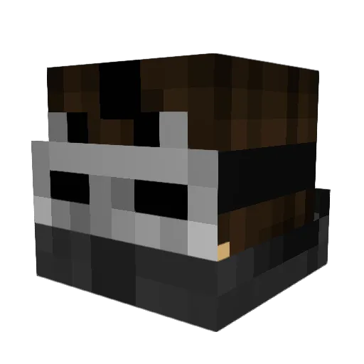 Out_yoda Minecraft avatar head, 3D render