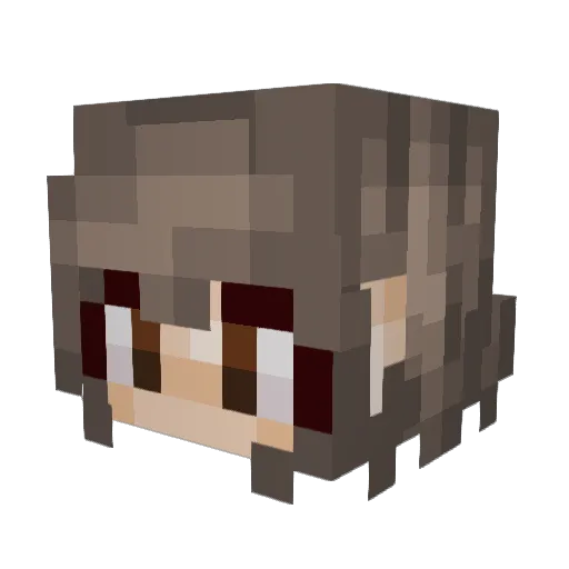 Outcast5334 Minecraft avatar head, 3D render