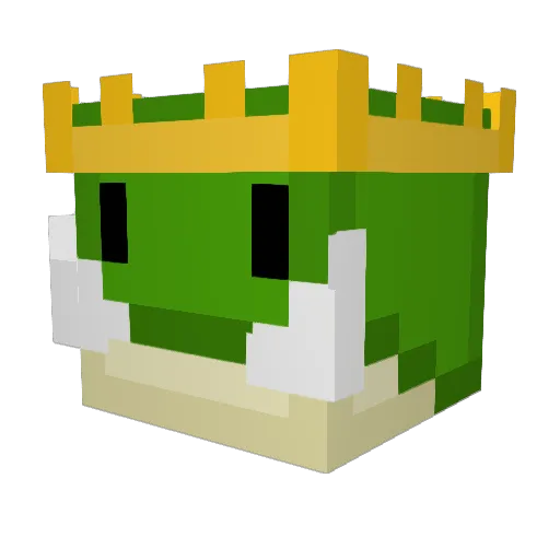 OutcastBog Minecraft avatar head, 3D render