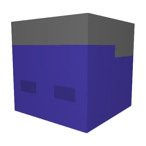 Outcast_420 Minecraft avatar head, 3D render