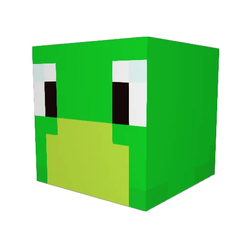 Outdated_Logic Minecraft avatar head, 3D render