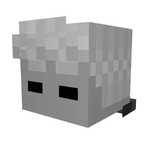 Outerspaxed72 Minecraft avatar head, 3D render