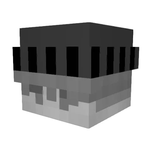 Outfits Minecraft avatar head, 3D render