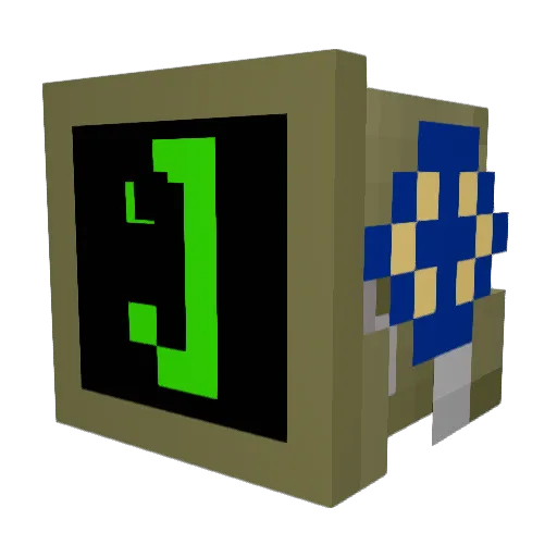 Outlander141 Minecraft avatar head, 3D render