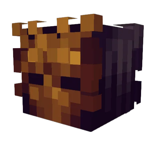 OutlawTiger Minecraft avatar head, 3D render