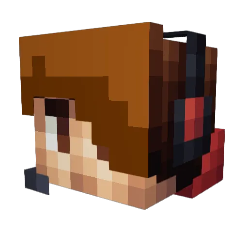 OutofStyle31 Minecraft avatar head, 3D render