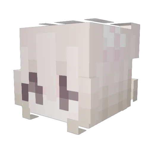 OutragedOcto Minecraft avatar head, 3D render