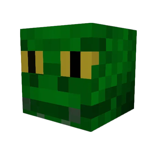 OutragedQuill72 Minecraft avatar head, 3D render