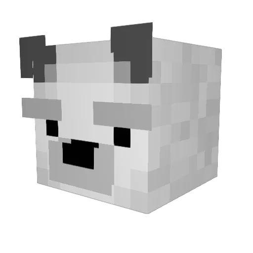 OutrageousMind Minecraft avatar head, 3D render