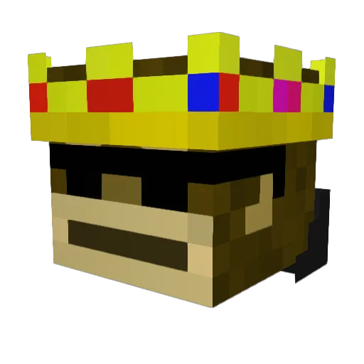 Outrageousmon58 Minecraft avatar head, 3D render