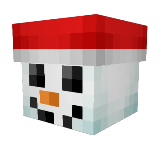 Outrowed Minecraft avatar head, 3D render