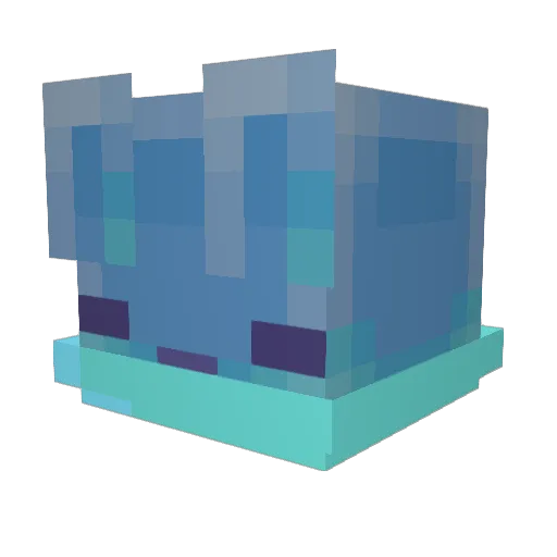 Ouvucu22 Minecraft avatar head, 3D render