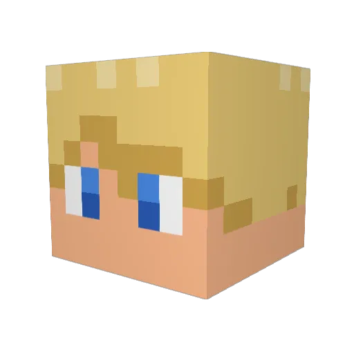 Ouwe_Zeem Minecraft avatar head, 3D render