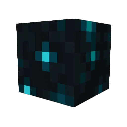 Ouzens Minecraft avatar head, 3D render