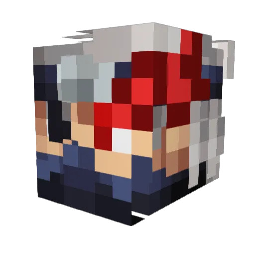 OvOcapalot Minecraft avatar head, 3D render