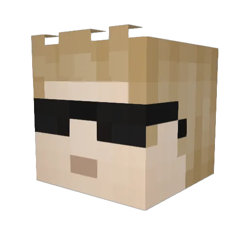 OvaltineIsGood Minecraft avatar head, 3D render