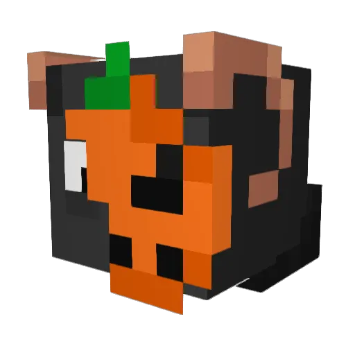 OvelhaTk Minecraft avatar head, 3D render