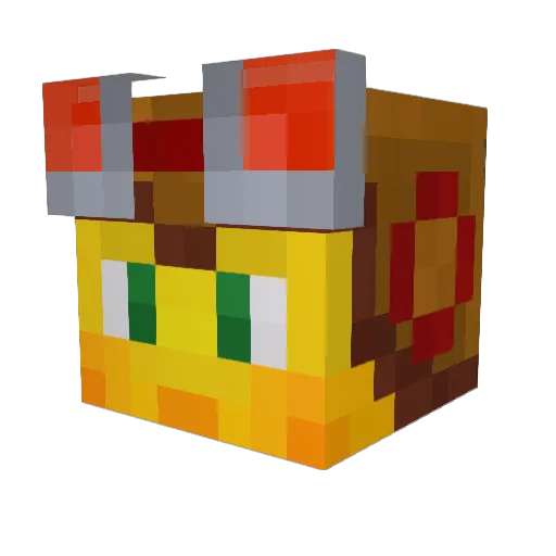 Oven4737 Minecraft avatar head, 3D render