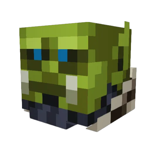 OverCrafted94 Minecraft avatar head, 3D render