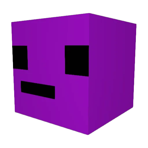 OverEnder Minecraft avatar head, 3D render