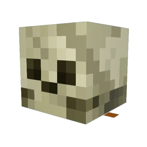 OverLord_324 Minecraft avatar head, 3D render