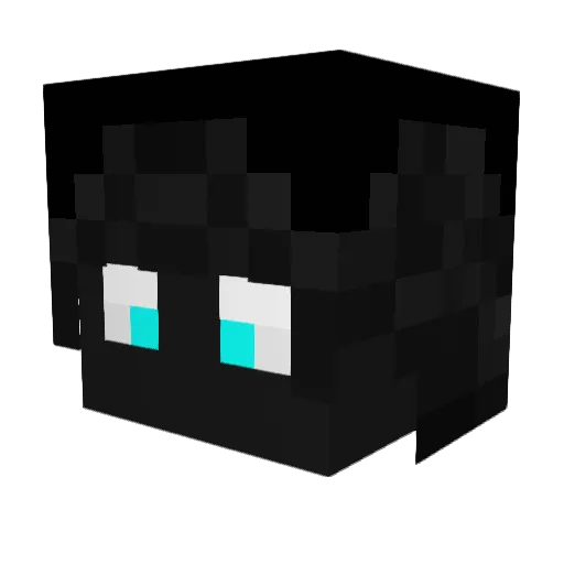 OverReem Minecraft avatar head, 3D render